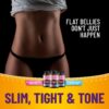 Belly Fat Burner for Women – CLA Weight Loss Pills, Appetite Suppressant & Metabolism Booster for Slim Waist & Bloating Relief