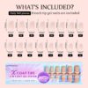 71CKJKdybFL._SL1500_.jpg BTArtbox XCOATTIPS Nude Short Square French Tip Nails with Solid Gel Nail Kit – Seamless & Long-Lasting