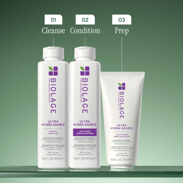 Biolage Ultra Hydra Source Conditioner – Deeply Moisturizing for Dry, Thick, Coarse Hair