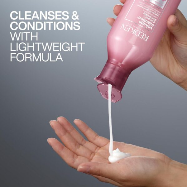 71IXl0JeoWL._SL1500_.jpg Redken Volume Injection Shampoo & Conditioner Set for Fine Hair – Lightweight Volumizing Haircare with Filloxane & Bodifying Complex, Paraben-Free