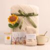 Sunflower Gift Basket for Women – Unique Birthday, Get Well Soon & Self-Care Gift Box for Mom, Sister, Friend, Wife