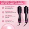 71LVN94lqL._SL1500_.jpg 4-in-1 Blow Dryer Brush – Ionic Hot Air Styling Tool with Ceramic Coating, Volumizer, Curling & Straightener