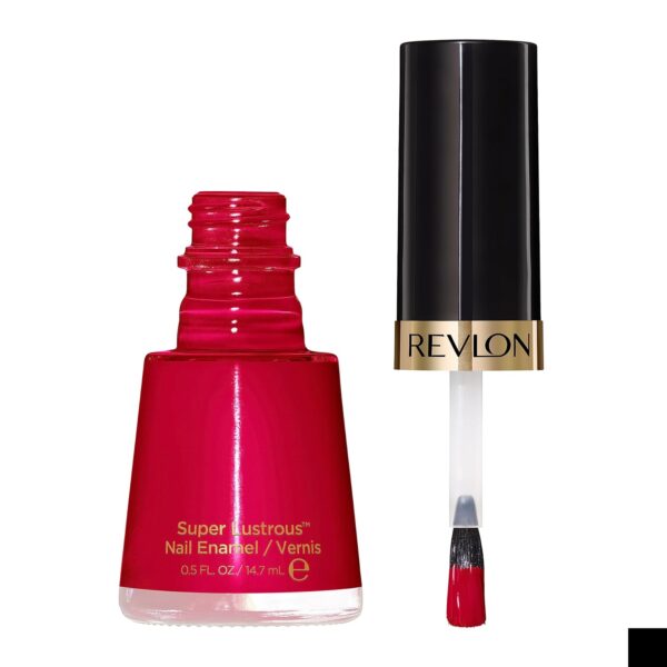 71MQ33A57XL._SL1500_.jpg Revlon Super Lustrous Nail Polish – Chip-Resistant High-Shine Formula, Revlon Red 680