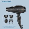BaBylissPRO Nano Titanium Portofino Hair Dryer – Professional 2000W Salon Blow Dryer with Attachments