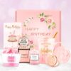 Birthday Gifts for Women Happy Birthday Gift Baskets for Women Unique Not A Day Over Fabulous Mug Gift ideas Pink Gifts Box Set Presents for Her Friends Mom Sister Wife Coworkers Daughter Aunt Mom