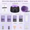 71TcMKDjICL._SL1500_.jpg BLITZWAX Brazilian Waxing Kit – At-Home Hair Removal with Hard Wax Warmer, Face & Body Wax, Beginner-Friendly