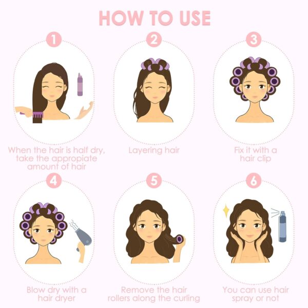 71VXRnL9pFL._SL1500_.jpg 21-Piece Hair Roller Set – Self-Grip Curlers for Volume, DIY Styling, and Blowout-Look Curls