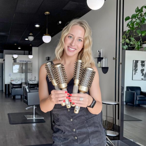 71YSnjx4FXL._SL1500_.jpg Professional Round Hair Brush – Nano Ceramic & Ionic Hair Styling Brush with Boar Bristles for Curling, Straightening & Volume