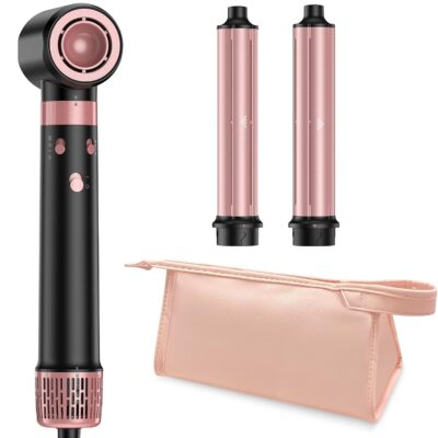 71ZELMLbXmL._SL1500_.jpg Dual Voltage 3 in 1 Hot Hair Styler – High-Speed Hair Dryer with Air Wrap for Women with Extra Long Barrel Air Styler, European Hair Tools Styling, Fast Drying and Quick Styling, Travel Case