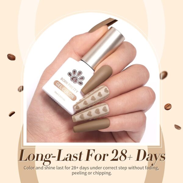 71aa9pZKR4L._SL1500_.jpg Born Pretty Nude Brown Gel Nail Polish Set – 6 Neutral Colors for All Seasons