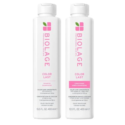 Biolage Color Last Shampoo & Conditioner Set - Helps Protect Hair and Maintain Vibrant Colors For Color-Treated Hair, Paraben & Silicone-Free, Vegan