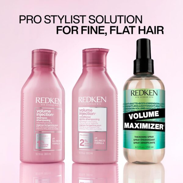 71ePHKeNbCL._SL1500_.jpg Redken Volume Injection Shampoo & Conditioner Set for Fine Hair – Lightweight Volumizing Haircare with Filloxane & Bodifying Complex, Paraben-Free