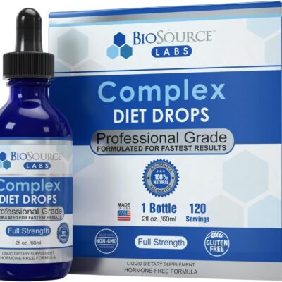 Complex Diet Drops – Best Natural Drops for Men and Women (1 Bottle, 2 fl oz) - 30 Day Supply