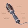 Hairitage Volumizing Blow Dry Brush & Hair Dryer – Ceramic Tourmaline Hot Air Styler for Smooth, Frizz-Free Blowouts