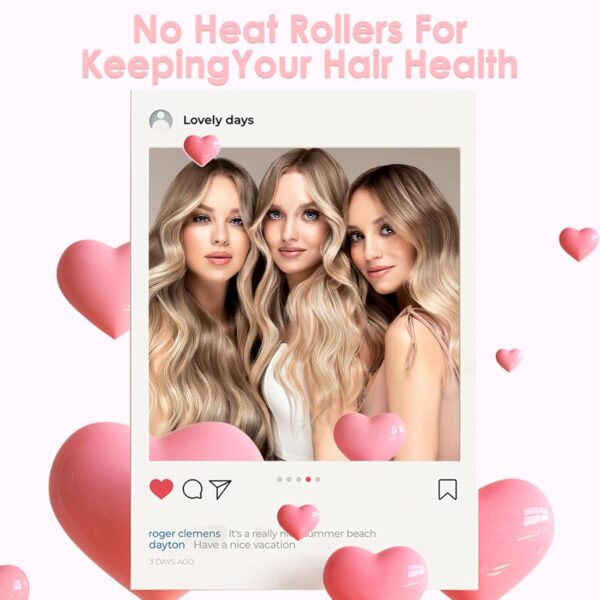 71y4e9K6GFL._SL1500_.jpg 21-Piece Hair Roller Set – Self-Grip Curlers for Volume, DIY Styling, and Blowout-Look Curls