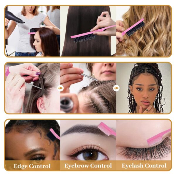 71zeTg7t9oL._SL1200_.jpg Hair Wax Stick & Styling Comb Set – 4 Pack Slick Back Edge Control Kit for Women, Kids & Men