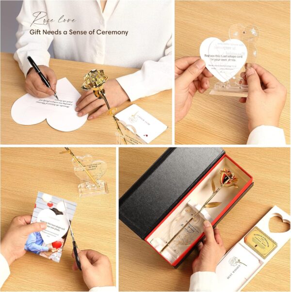 815bBARcc8L._AC_SL1500_.jpg 24K Gold Dipped Rose – Eternal Golden Rose Gift for Women, Anniversary, Birthday & Romantic Occasions