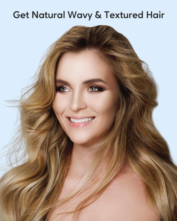 Wavytalk 1.5” Thermal Round Brush Negative Ion Heated Styling Brush for Smooth, Shiny Blowout Look (Pink)