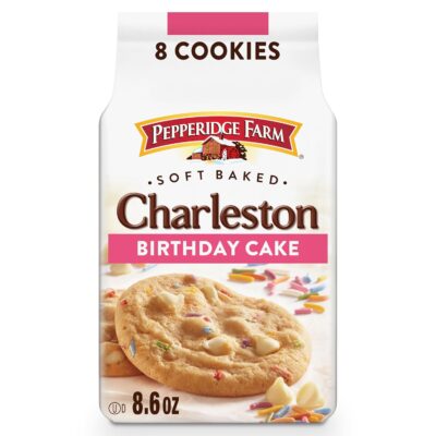 81Lf-GUnNUL._SL1500_.jpg Pepperidge Farm Charleston Birthday Cake Cookies, 8 Soft Baked Cookies, 8.6 oz. Bag