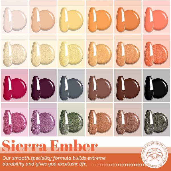 81MwcXj6ofL._AC_SL1500_.jpg Solid Gel Nail Polish Set – 24 Colors All-Season Hema-Free Gel with Pro Brush & No-Spill Design