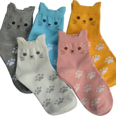 Jeasona Women's Cat Socks Cat Gifts Cute Animal Socks Dog Owl Gifts for Women