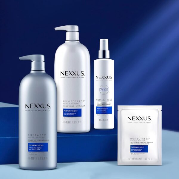 81Tr7piGzPL._SL1500_.jpg Nexxus Humectress Moisturizing Conditioner – Ultimate Hydration for Dry Hair with Elastin Protein & Green Caviar, 33.8 oz