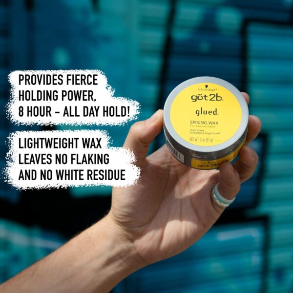 81V5jZYQqVL._SL1500_.jpg Got2b Glued Spiking Hair Wax – Fierce Hold, High Shine Styling Wax for Short & Medium Hair (2 oz)