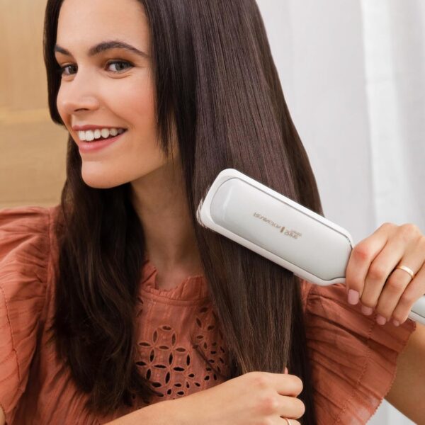 Remington Shine Therapy Hair Straightener – 2” Ceramic Flat Iron with Argan Oil & Keratin for Smooth, Shiny Hair