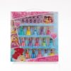 Disney Princess 15-Piece Kids Nail Polish Kit – Water-Based, Quick-Dry, Peel-Off, Non-Toxic Nail Set with Toe Separators for Girls Ages 3+