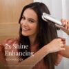 Remington Shine Therapy Hair Straightener – 2” Ceramic Flat Iron with Argan Oil & Keratin for Smooth, Shiny Hair