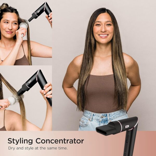 Shark FlexStyle Hair Dryer & Multi-Styler | Portable Blow Dryer Brush, Curling Tool & Volumizer with 6 Attachments – HD440BK